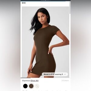 ALO Yoga Espresso Mini Dress